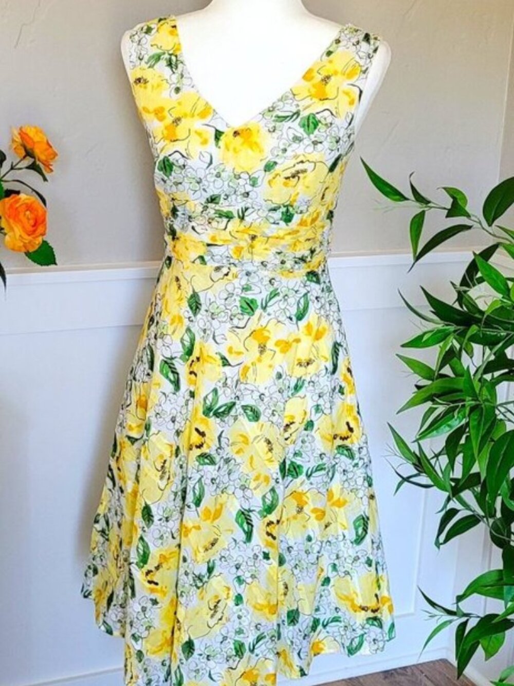 Y2K Vintage Robbie Bee Floral Sun Dress